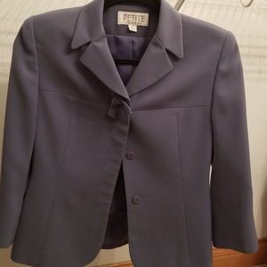 0P lined blazer, elegant tie details